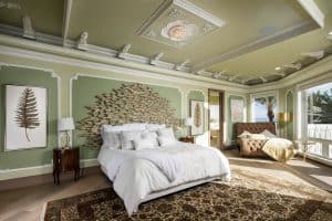 Traditional Luxury Green Bedroom